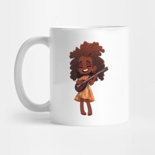 Joyful Ukulele Gal Mug